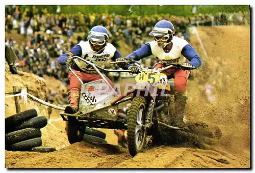 Cartes postales moderne Moto Ton Van Heugten Dick Steenbergen