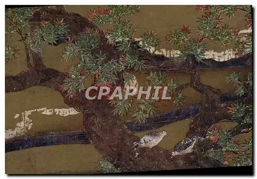 Cartes postales Japon Nippon a part of the murals Emperor's messenger's rooms Ninomaru Palace