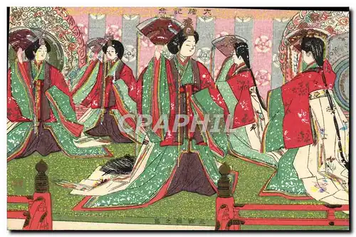 Cartes postales Japon Nippon Femmes Folklore