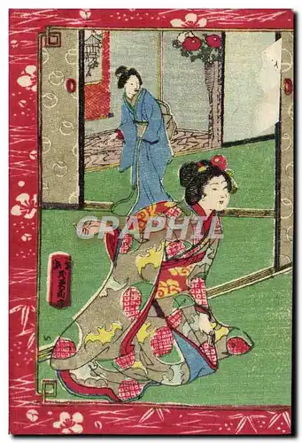 Cartes postales Japon Nippon Femmes Folklore