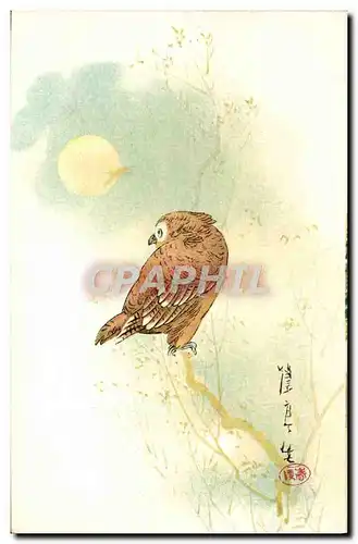 Ansichtskarte AK Japon Nippon Oiseau