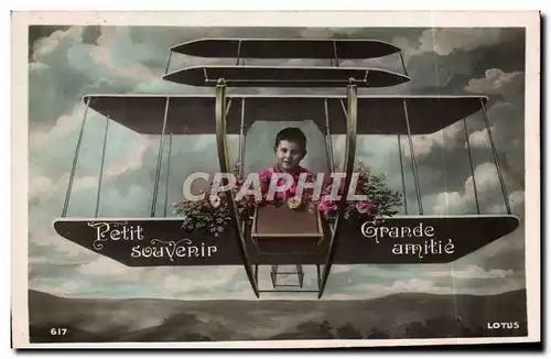 Cartes postales Avion Aviation Enfant