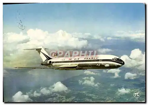 Moderne Karte Avion Aviation Boeing B727 Air France