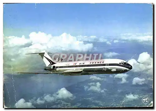 Moderne Karte Avion Aviation Boeing B727 Air France