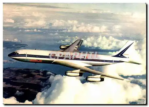 Moderne Karte Avion Aviation Air France Boeing Jet Intercontinental