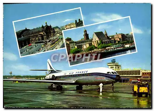 Cartes postales moderne Avion Aviation Frankfurt am Main Rhein Main Air France