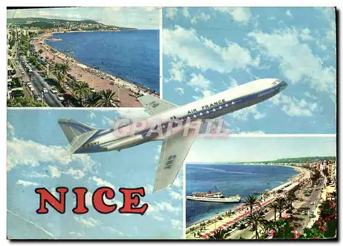 Cartes postales moderne Avion Aviation Nice Air France