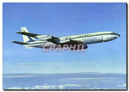 Moderne Karte Avion Aviation Boeing 707B Intercontinental Air France