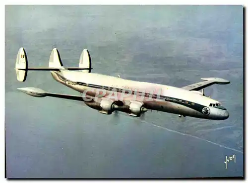 Moderne Karte Avion Aviation Super G Constellation d&#39Air France