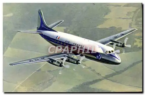 Moderne Karte Avion Aviation Vickers Viscount Air France