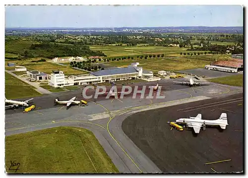 Moderne Karte Avion Aviation Aeroport de Tarbes Ossun Lourdes