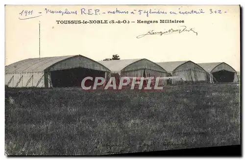 Cartes postales Avion Aviation Toussus le Noble Hangars militaires