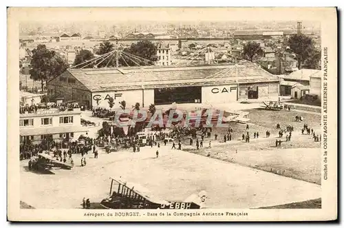 Cartes postales Avion Aviation Aeroport du Bourget Base de la compagnie aerienne francaise