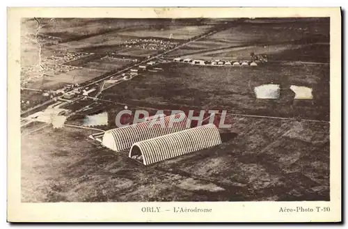 Ansichtskarte AK Avion Aviation Orly L&#39aerodrome