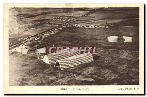 Cartes postales Avion Aviation Orly L&#39aerodrome