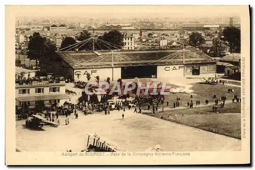 Ansichtskarte AK Avion Aviation Le Bourget Base de la compagnie aerienne francaise