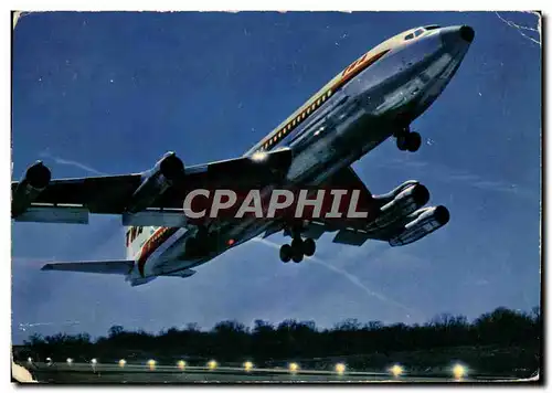 Cartes postales moderne Avion Aviation Boeing 707B Intercontinental de la TWA