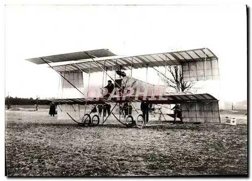 Cartes postales moderne Avion Aviation Avril 1909 Biplan Farman