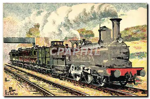 Cartes postales Train Schefer