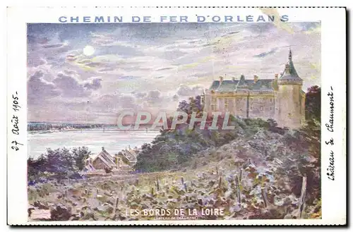 Cartes postales Train Chemin de fer d&#39Orleans Les bords de la Loire