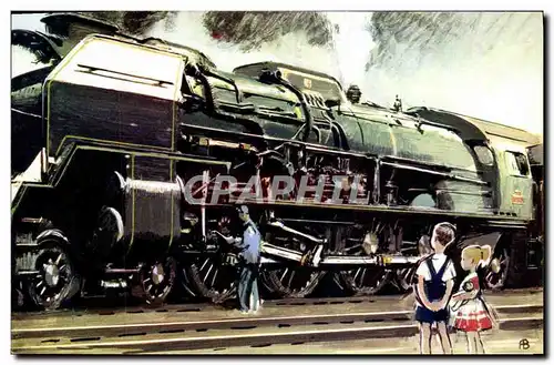 Cartes postales moderne Train Locomotive a vapeur 241 P SNCF