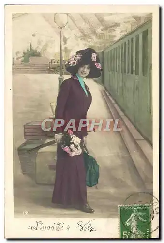 Cartes postales Train Volx Femme