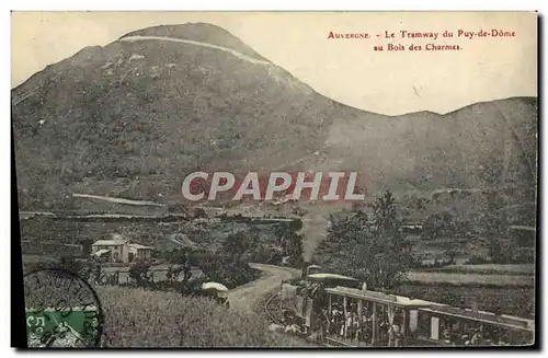 Ansichtskarte AK Tramway Auvergne Le Tramway du Puy de Dome au Bois des Charmes