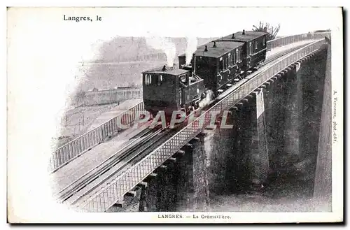 Ansichtskarte AK Tramway Langres La Cremaillere