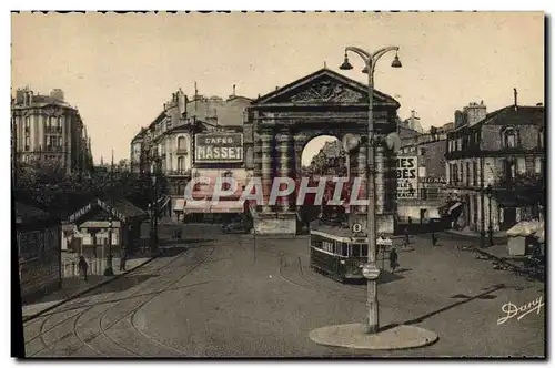 Ansichtskarte AK Tramway Bordeaux Porte d&#39Aquitaine Place de la Victoire