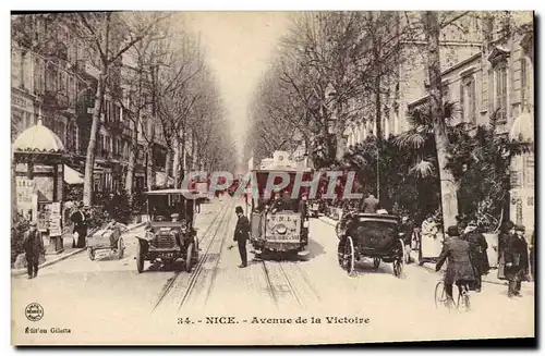 Ansichtskarte AK Tramway Nice Avenue de la victoire