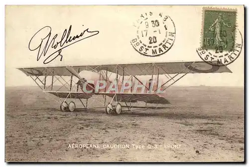 Cartes postales Avion Aviation Aeroplane Caurdon Type G3 Sport