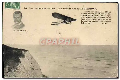 Cartes postales Avion Aviation L&#39aviateur Francais Bleriot