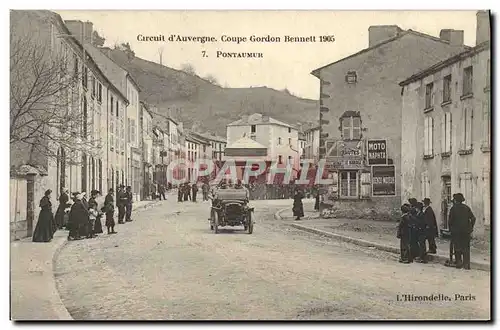 Ansichtskarte AK Automobile Coupe Gordon Bennett 1905 Pontaumur