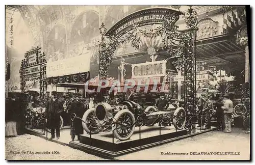 Cartes postales Automobile Etablissements Delaunay Belleville