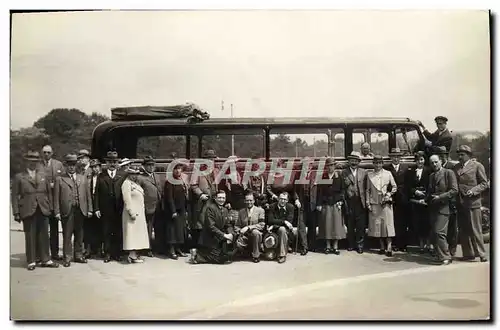 CARTE PHOTO Autobus