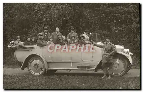 CARTE PHOTO Autobus Garage Majestic Lourdes