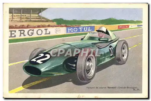 Cartes postales Automobile Vanwall