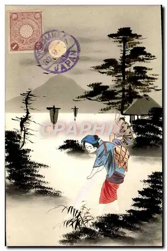 Cartes postales Japon Nippon Femmes