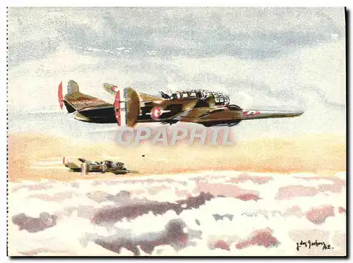 Cartes postales Avion Aviation SNCASO 175 Commandement a la chasse et grande reconnaissance