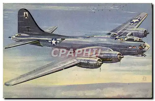 Ansichtskarte AK Avion Aviation Forteresse des Etats Unis