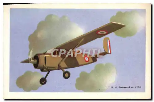 Cartes postales Avion Aviation M H Broussard 1960