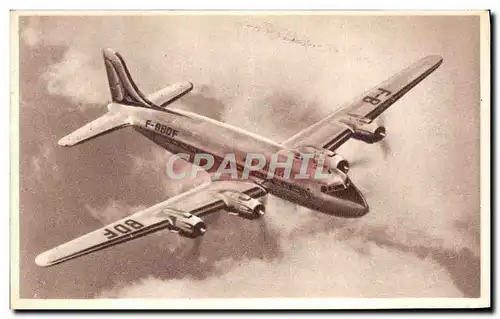 Cartes postales Avion Aviation Douglas DC4 Air France