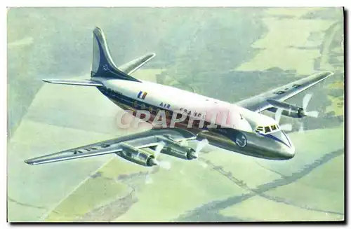 Ansichtskarte AK Avion Aviation Air France Vickers Viscount