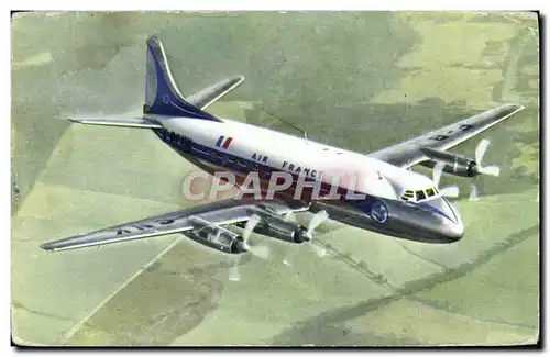 Ansichtskarte AK Avion Aviation Air France Vickers Viscount