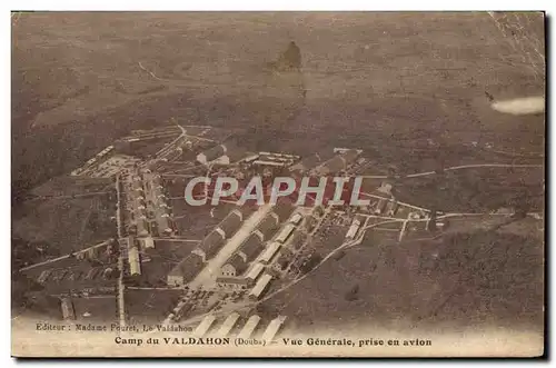 Ansichtskarte AK Camp du Valdahon Vue generale prise en avion Militaria