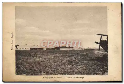 Cartes postales 37eme regiment d&#39aviation Terrain d&#39atterrissage Avion