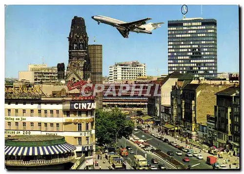 Cartes postales Avion Aviation Berlin Kurfurstendamm Mercedes Benz