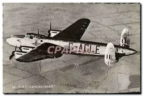 Cartes postales Avion Aviation RAF Lancastrian