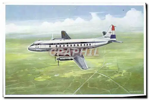 Ansichtskarte AK Avion Aviation Nouveau Viscount 800 KLM