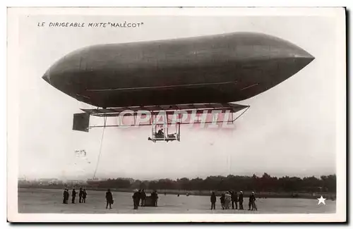 Cartes postales Dirigeable Mixte Malecot Zeppelin